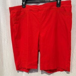 Chico’s Red Women's Brigitte Shorts